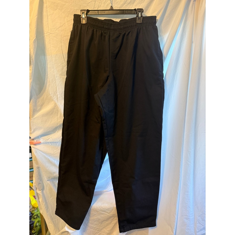 ChefTrends by Pinnacle‎ Black Chef Pants Elastic Waist Utility Pockets XL B86 BK